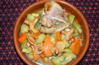 MUSLOS DE PAVO Y SU SINFONIA DE VERDURAS AL HORNO